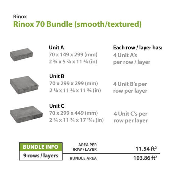 Rinox 70 Concrete Paver